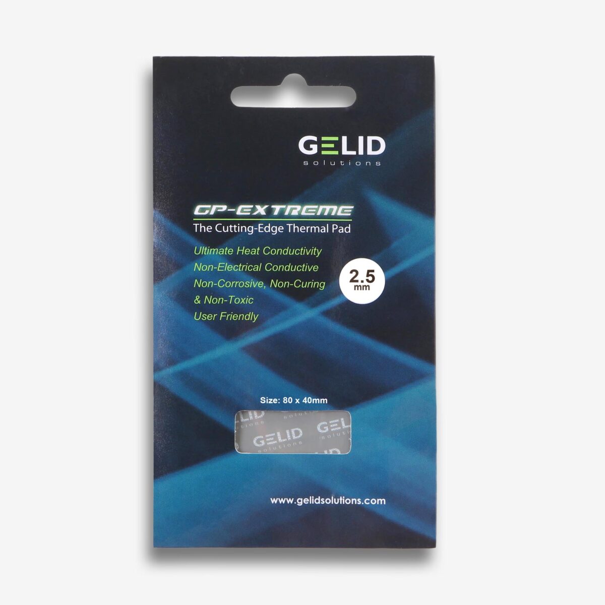 GELID GP-Extreme Thermal Pad 80x40x2.5mm – 12W/mk [TP-GP01-F]